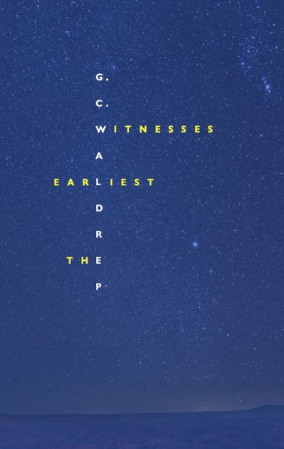 On The Earliest Witnesses Poems By G C Waldrep On The Seawall